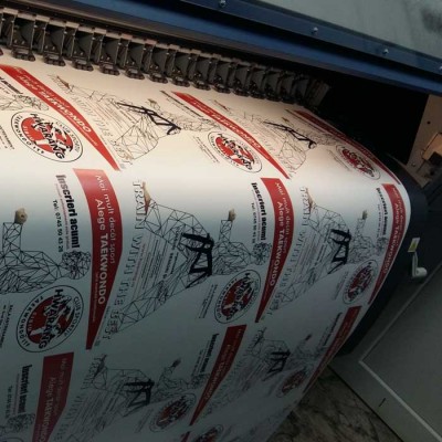 Folie Autocolanta tiparita digital