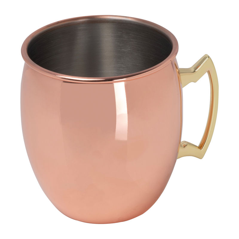 Cană „Moscow Mule” cu înveliș din cupru, 500ml