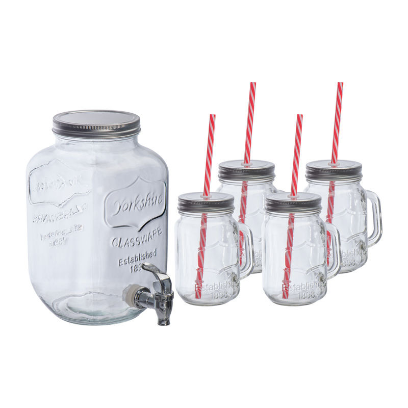 Dispenser de băutură, 4000 ml + 4 × 450 ml