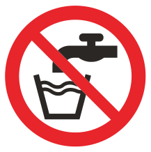 Semn de interdicție cod 104