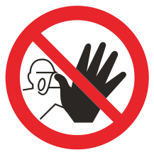 Semn de interdicție cod 105