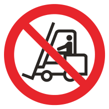 Semn de interdicție cod 108