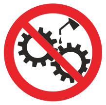 Semn de interdicție cod 111