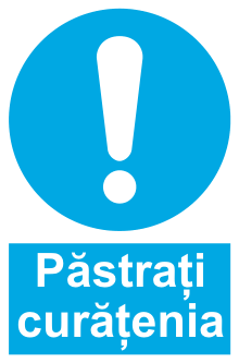 Păstrați curățenia — semn cod 236