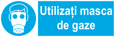Utilizați masca de gaze — semn cod 249