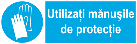 Utilizați mănușile de protecție — semn cod 253