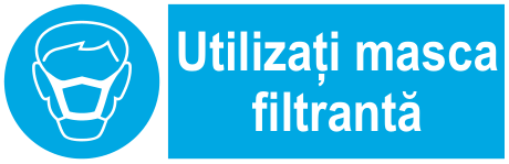 Utilizați masca filtrantă — semn cod 267