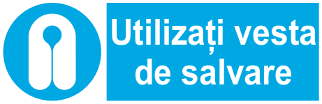 Utilizați vesta de salvare — semn cod 273