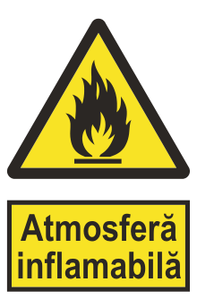 Atmosferă inflamabilă — semn cod 327