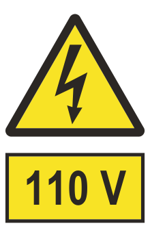 110 V — semn cod 335