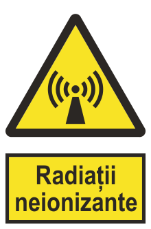 Radiații neionizante — semn cod 345
