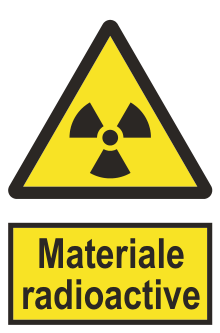 Materiale radioactive — semn cod 349