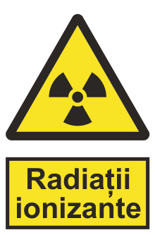 Radiații ionizante — semn cod 350