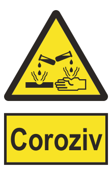 Coroziv — semn cod 355