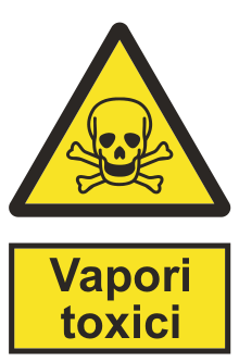 Vapori toxici — semn cod 360