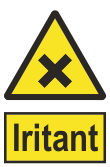 Iritant — semn cod 364