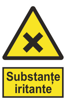 Substanțe iritante — semn cod 365