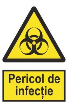 Pericol de infecție — semn cod 367