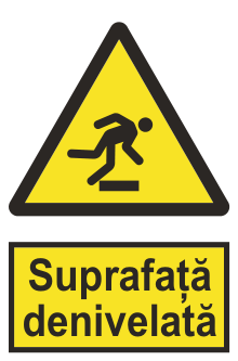 Suprafață denivelată — semn cod 373