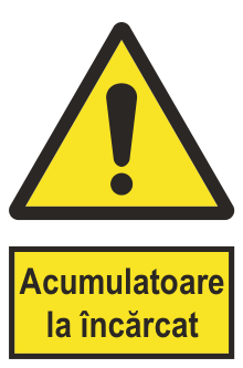 Acumulatoare la încărcat — semn cod 382