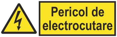 Pericol de electrocutare — semn cod 405