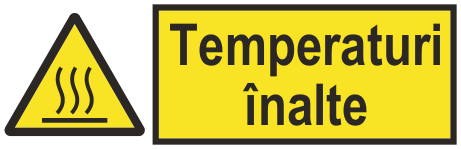 Temperaturi înalte — semn cod 412