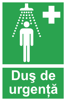 Duș de urgență — semn cod 517