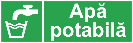 Apă potabilă — semn cod 534