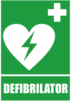 Defibrilator (AED) — semn cod 536