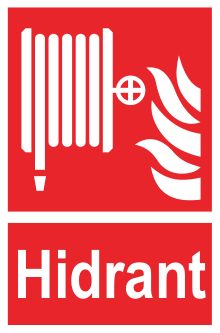 Hidrant — semn cod 612