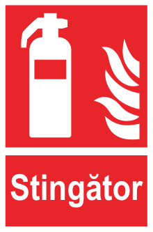 Stingător — semn cod 614