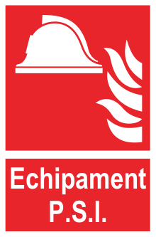 Echipament P.S.I. — semn cod 618