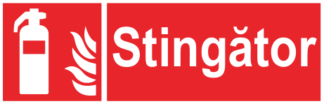 Stingător — semn cod 625