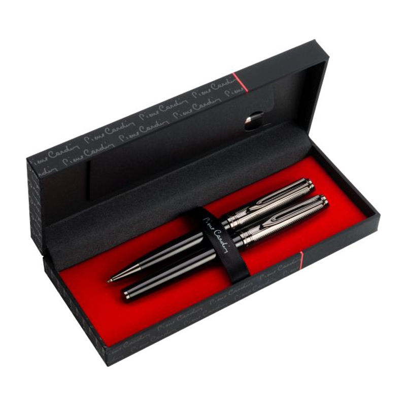 Set pix + stilou Pierre Cardin, negru