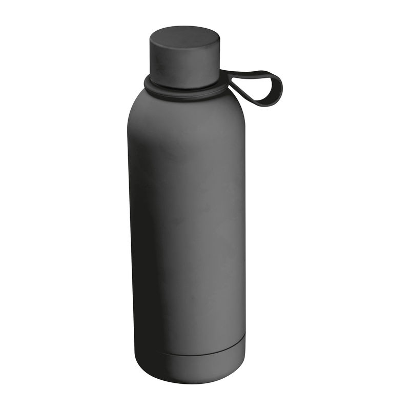 Sticlă de băut cauciucată cu mâner, 500ml