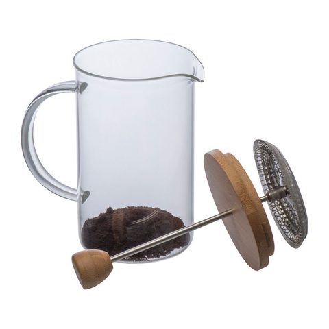 Aparat de cafea/ceai din sticlă cu capac, 600 ml 6
