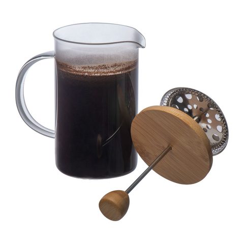 Aparat de cafea/ceai din sticlă cu capac, 600 ml 7
