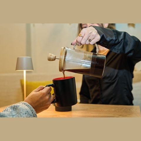 Aparat de cafea/ceai din sticlă cu capac, 600 ml 10