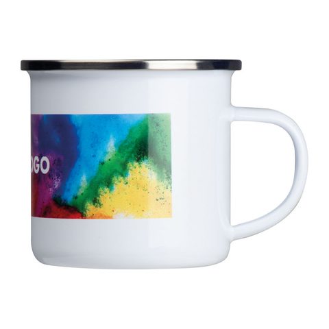 Cană retro emailată sublimabilă, 300ml 7