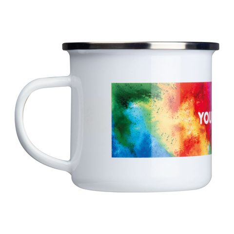 Cană retro emailată sublimabilă, 300ml 8