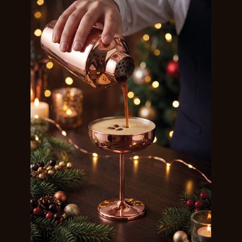 Cocktail shaker cu înveliș din cupru, 500ml 10