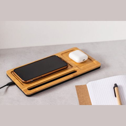 Desk pad cu încărcare wireless 6