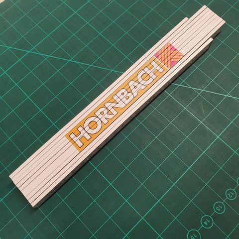 Metru pliabil personalizat