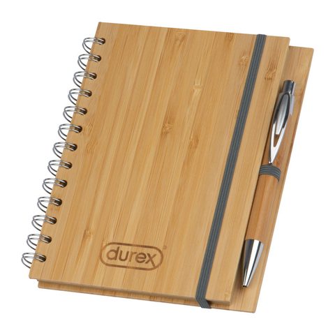 Notes A5 cu copertă bambus 2