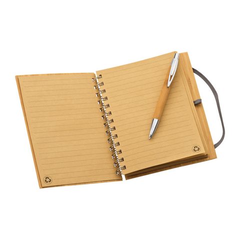 Notes A5 cu copertă bambus 3