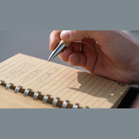 Notes A5 cu copertă bambus 10