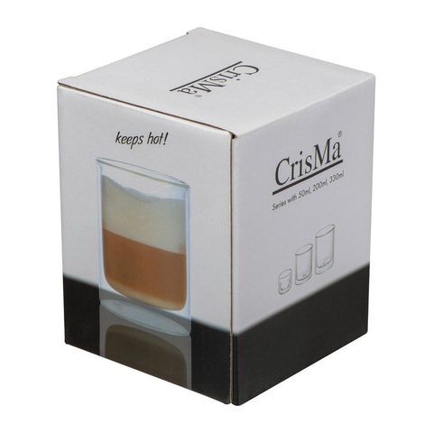 Pahar din sticlă cu perete dublu, 330 ml 9