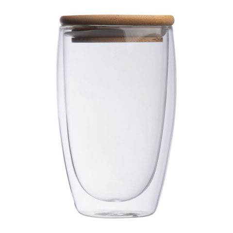Pahar din sticlă cu perete dublu, 500ml 2
