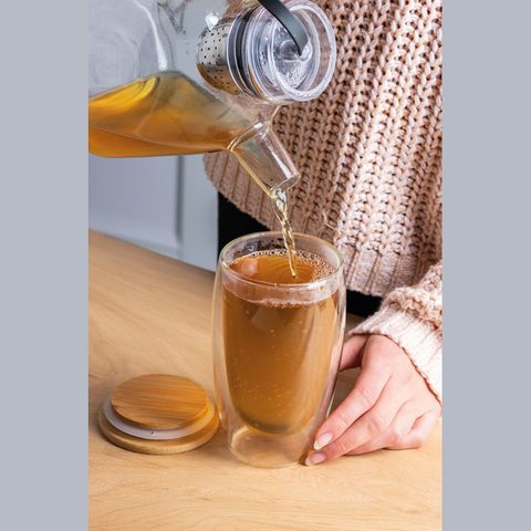 Pahar din sticlă cu perete dublu, 500ml 7