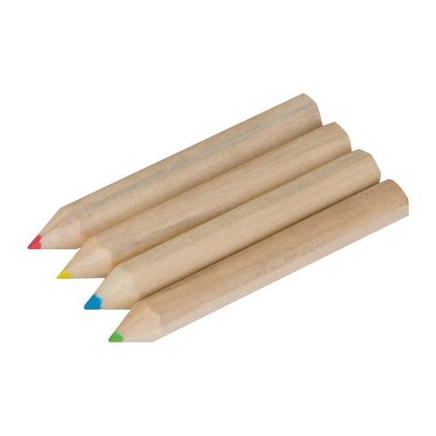 Set 4 creioane din lemn 2